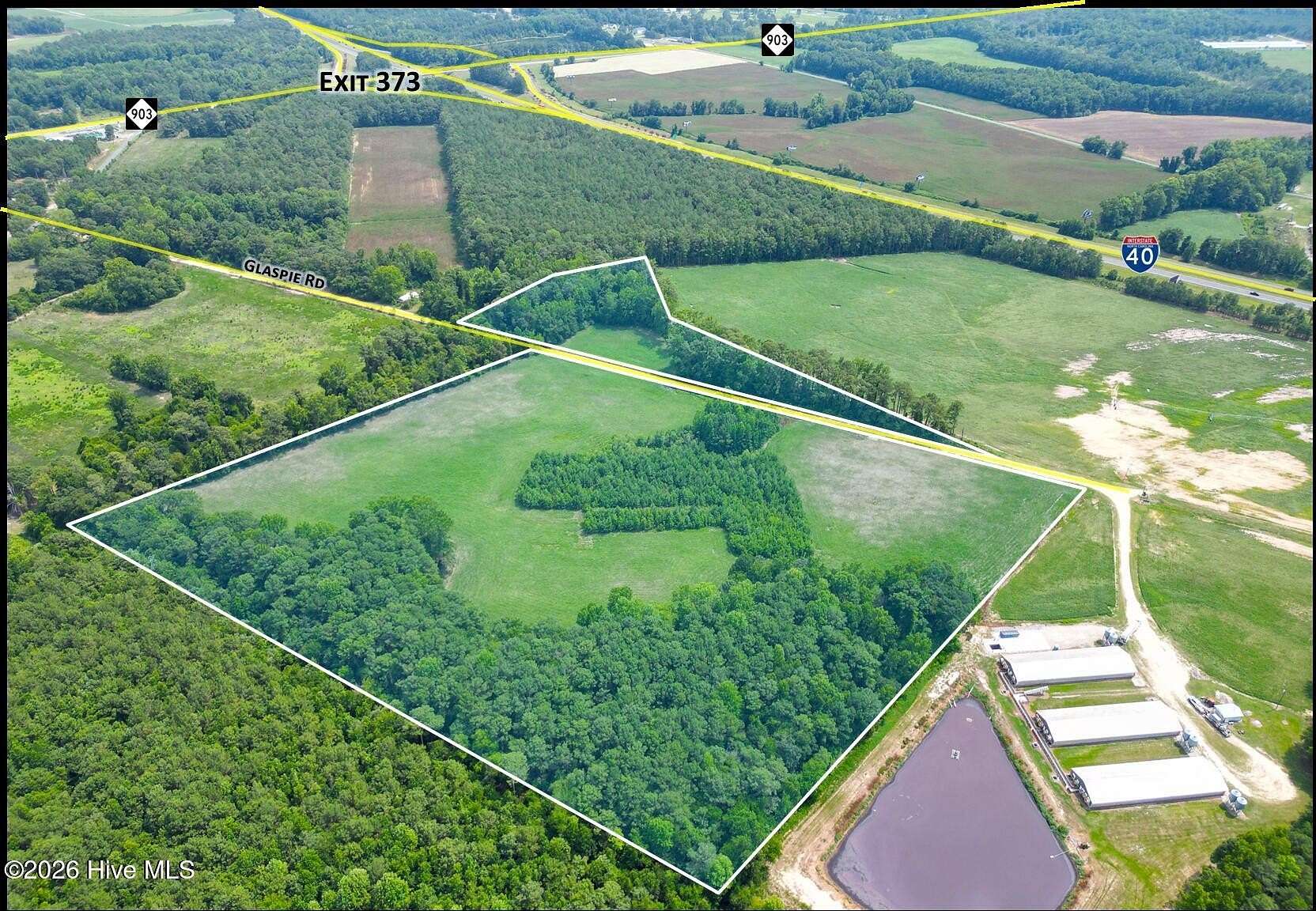 26 Acres of Land for Sale in Magnolia, North Carolina