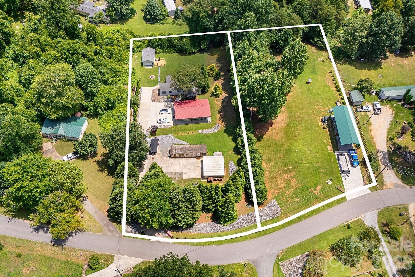 1.82 Acres of Land with Home for Sale in Marion, North Carolina
