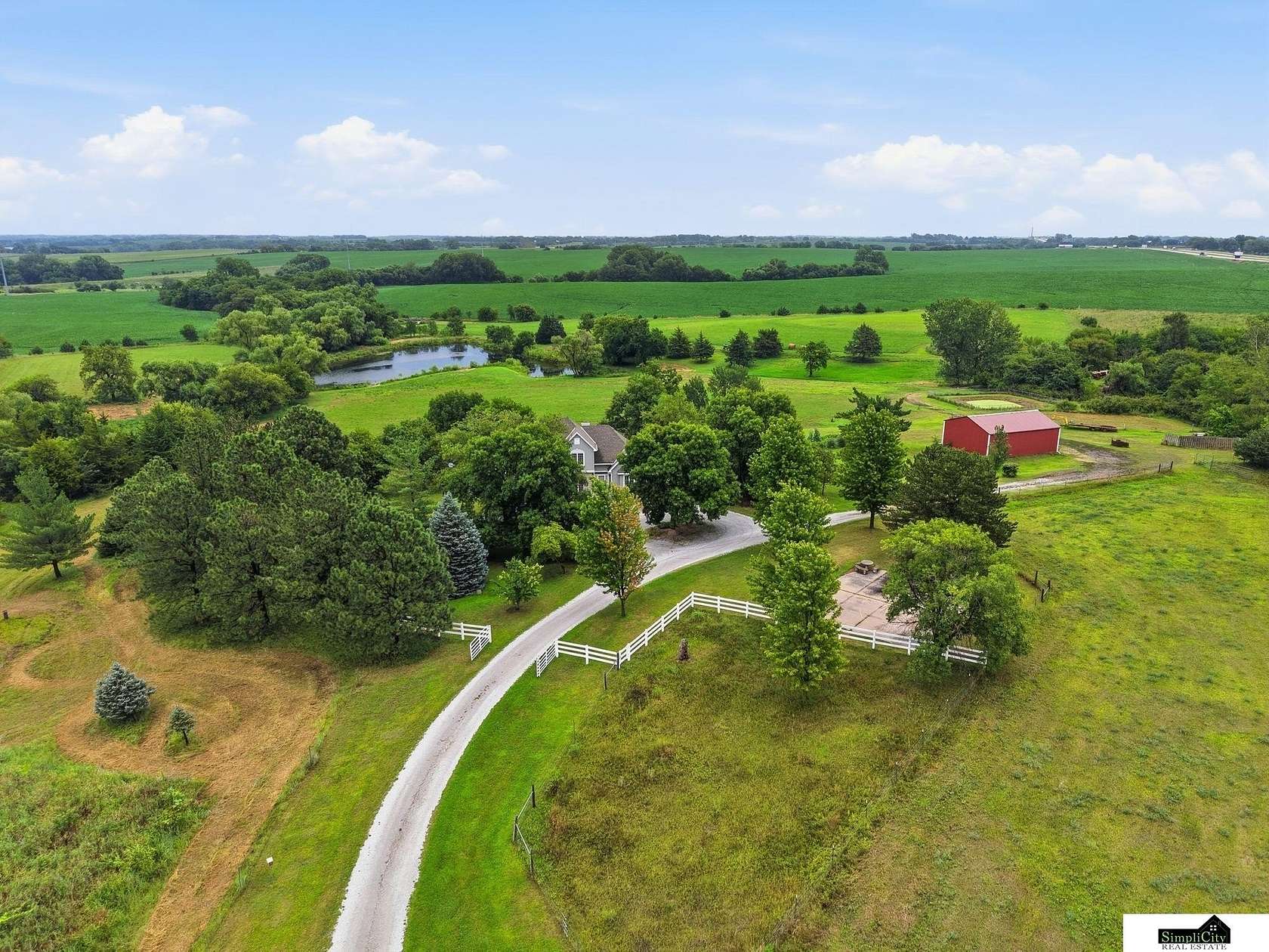 21.4 Acres of Recreational Land with Home for Sale in Bennet, Nebraska