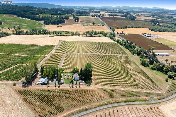 30.8 Acres of Agricultural Land with Home for Sale in Rickreall, Oregon