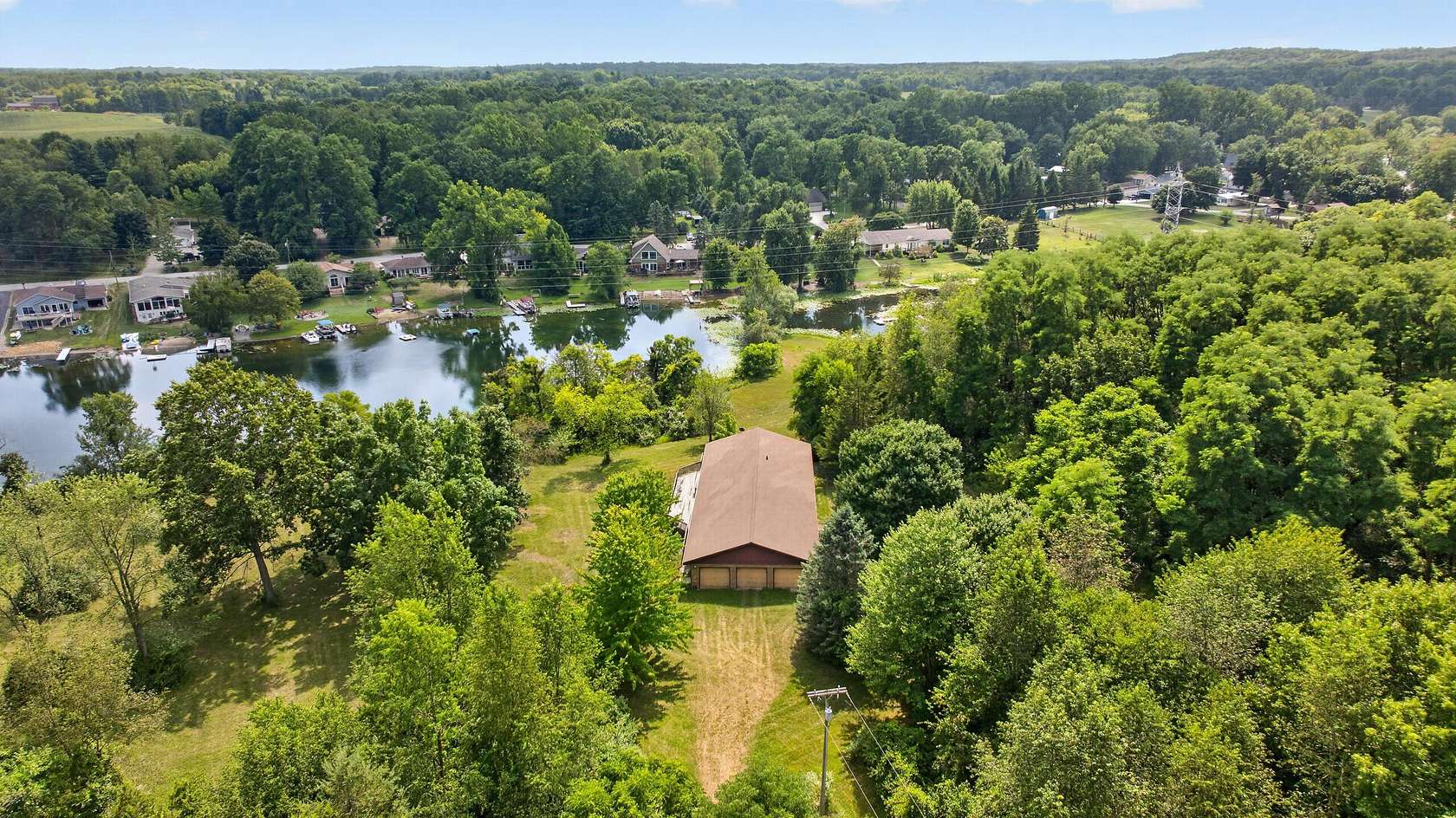 11 Acres of Land with Home for Sale in Brooklyn, Michigan
