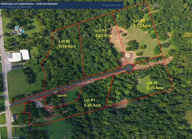 5.46 Acres of Residential Land for Sale in College Grove, Tennessee