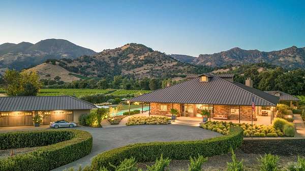 5.72 Acres of Land with Home for Sale in Calistoga, California