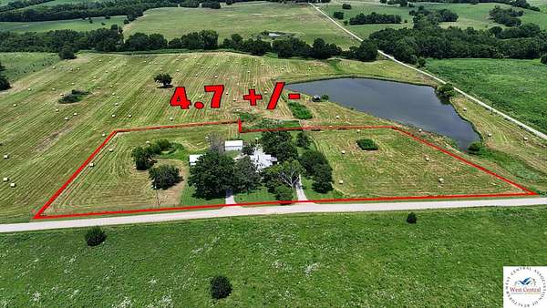 4.65 Acres of Land with Home for Sale in Blairstown, Missouri