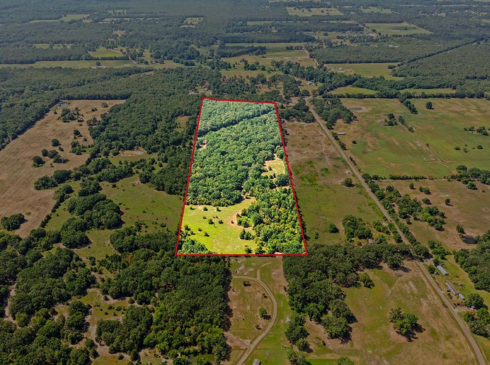 41.6 Acres of Recreational Land with Home for Sale in Talco, Texas