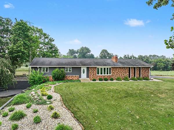 4 Acres of Land with Home for Sale in Burr Oak, Michigan