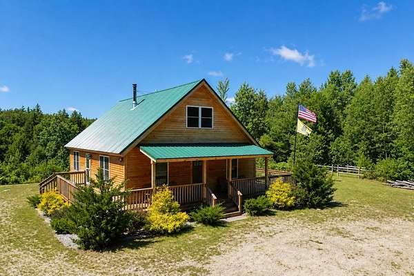 6.13 Acres of Land with Home for Sale in Brownfield, Maine
