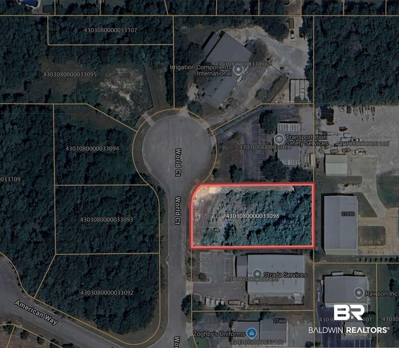 0.64 Acres of Commercial Land for Sale in Daphne, Alabama