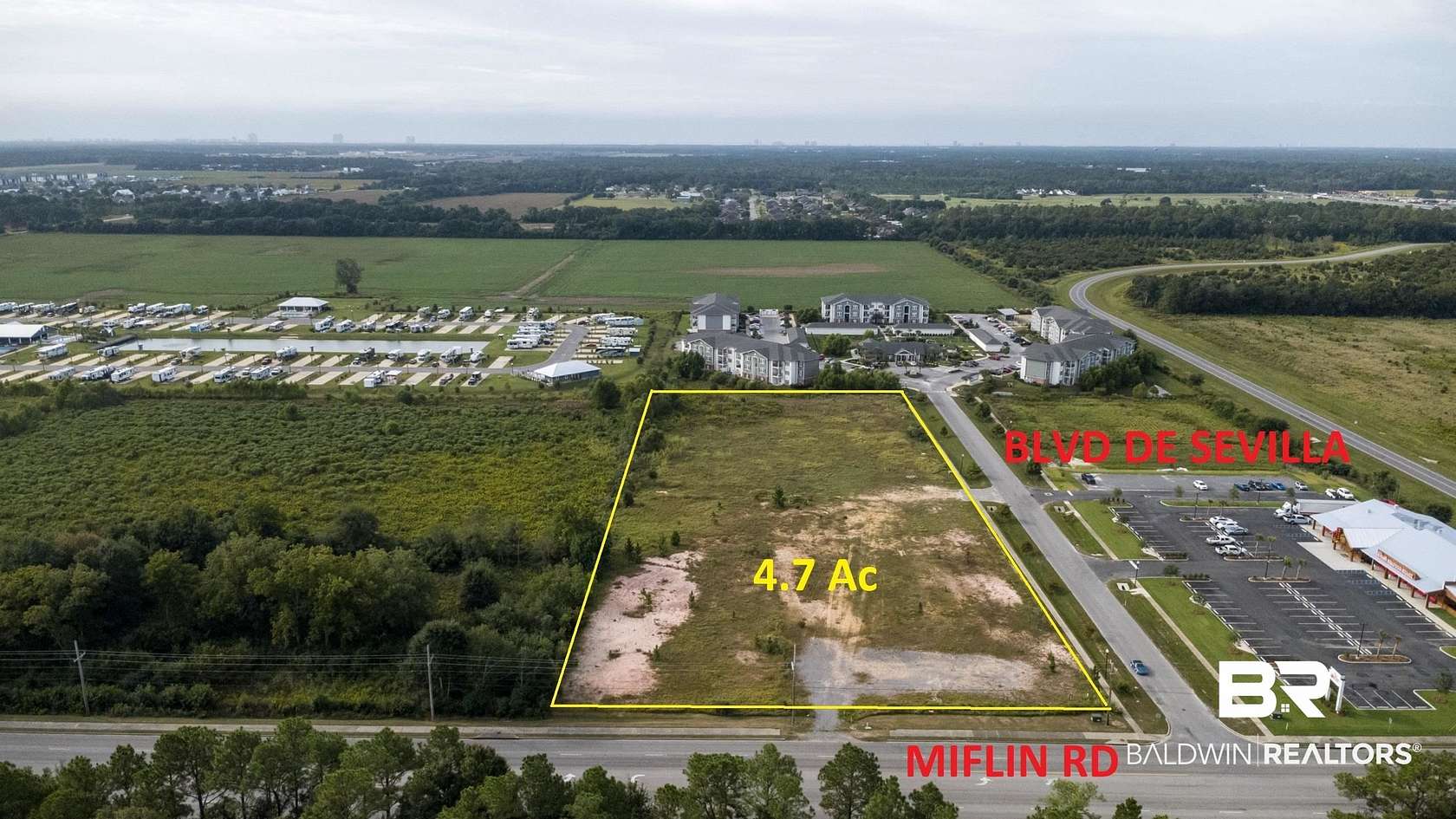 4.76 Acres of Mixed-Use Land for Sale in Foley, Alabama