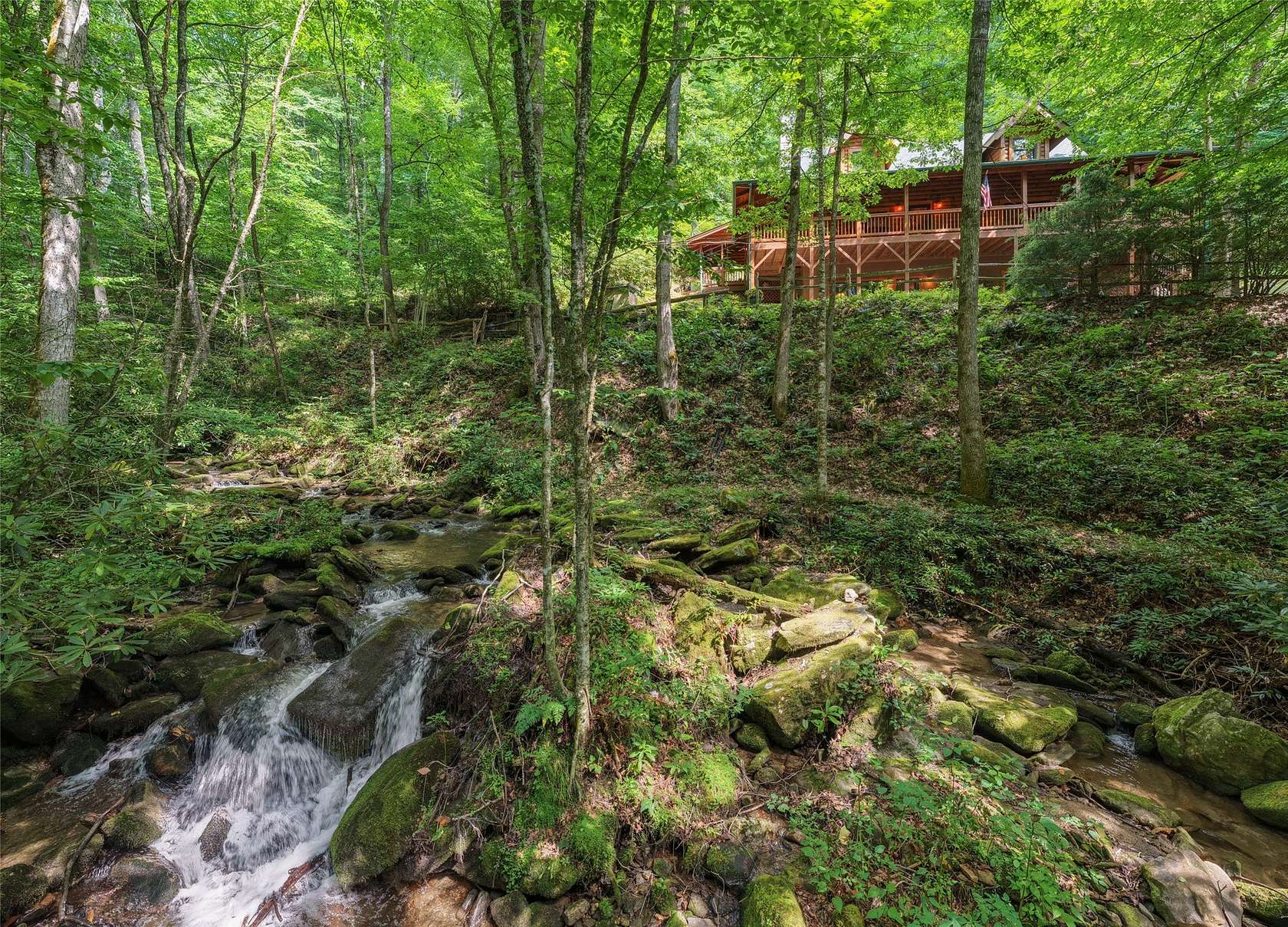 11.6 Acres of Land with Home for Sale in Tuckasegee, North Carolina