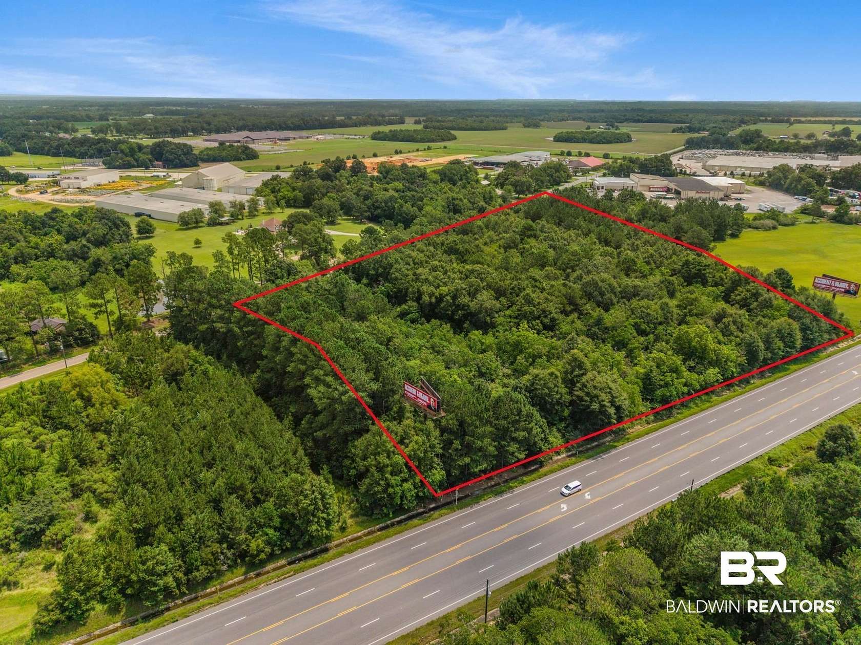 6.4 Acres of Commercial Land for Sale in Loxley, Alabama