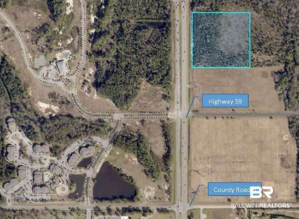 8.2 Acres of Land for Sale in Gulf Shores, Alabama