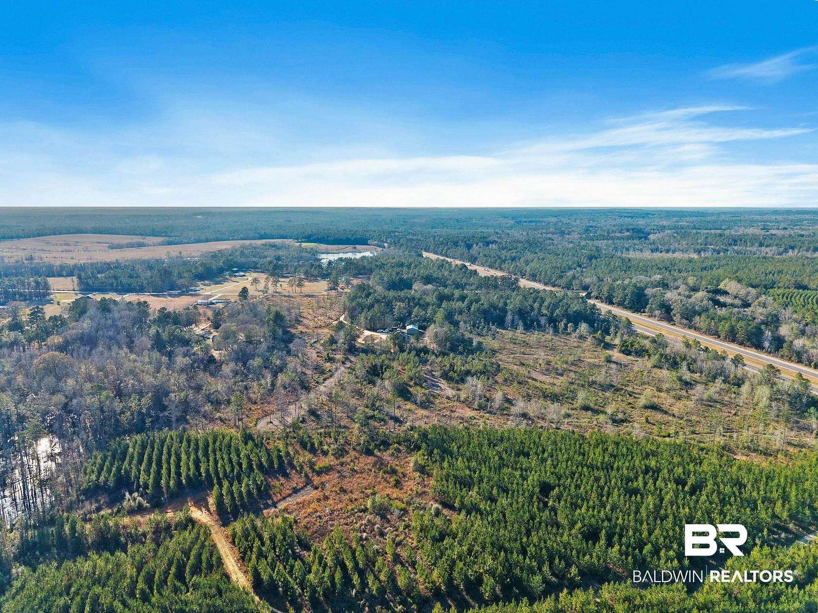 36 Acres of Agricultural Land with Home for Sale in Perdido, Alabama