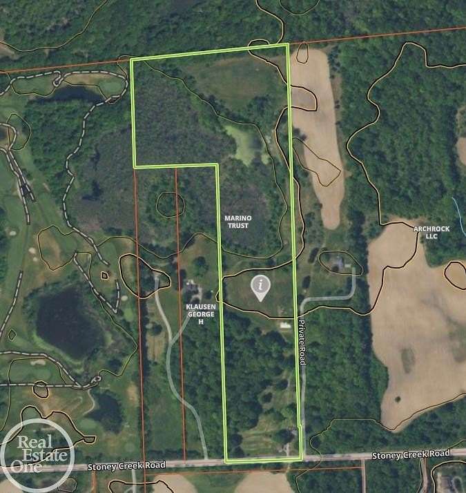 33 Acres of Recreational & Residential Land for Sale in Oakland Charter Township, Michigan
