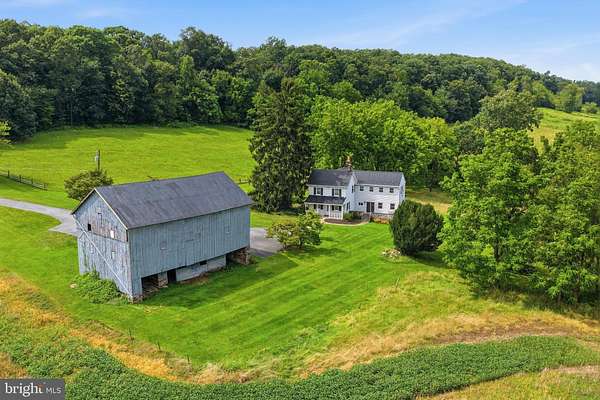 51.4 Acres of Agricultural Land with Home for Sale in Keymar, Maryland