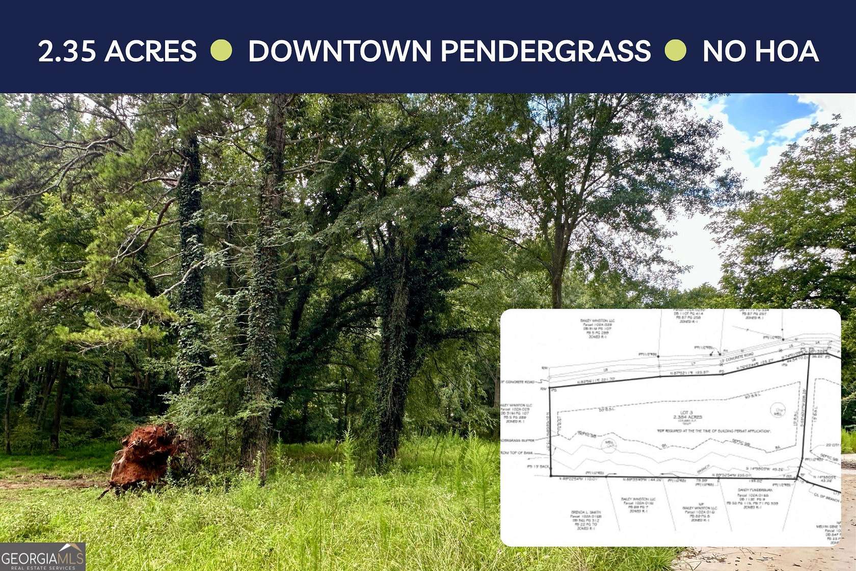 2.35 Acres of Residential Land for Sale in Pendergrass, Georgia