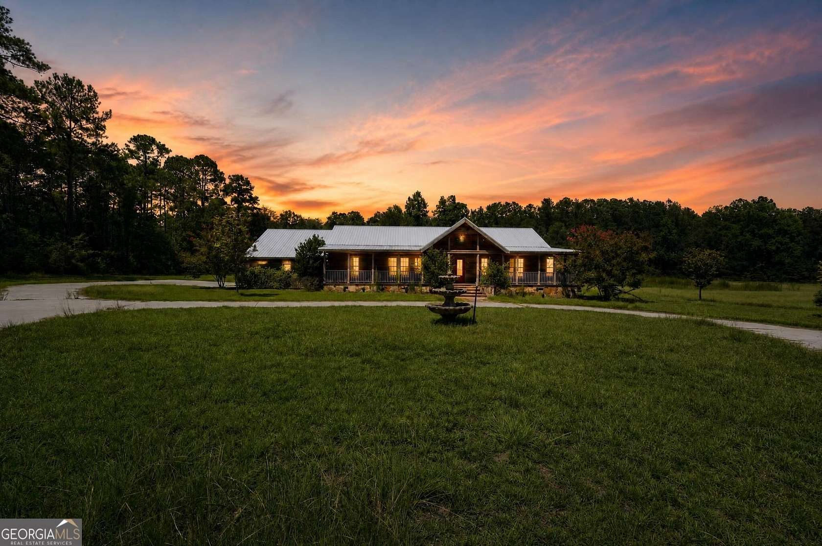 5.67 Acres of Land with Home for Sale in Claxton, Georgia