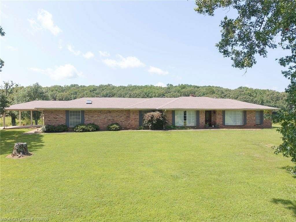 16.9 Acres of Land with Home for Sale in Alma, Arkansas