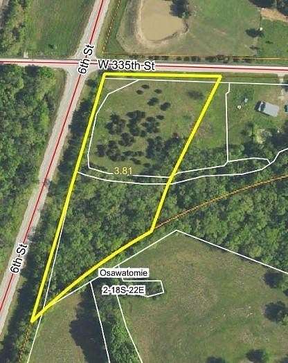 3.8 Acres of Land for Sale in Osawatomie, Kansas