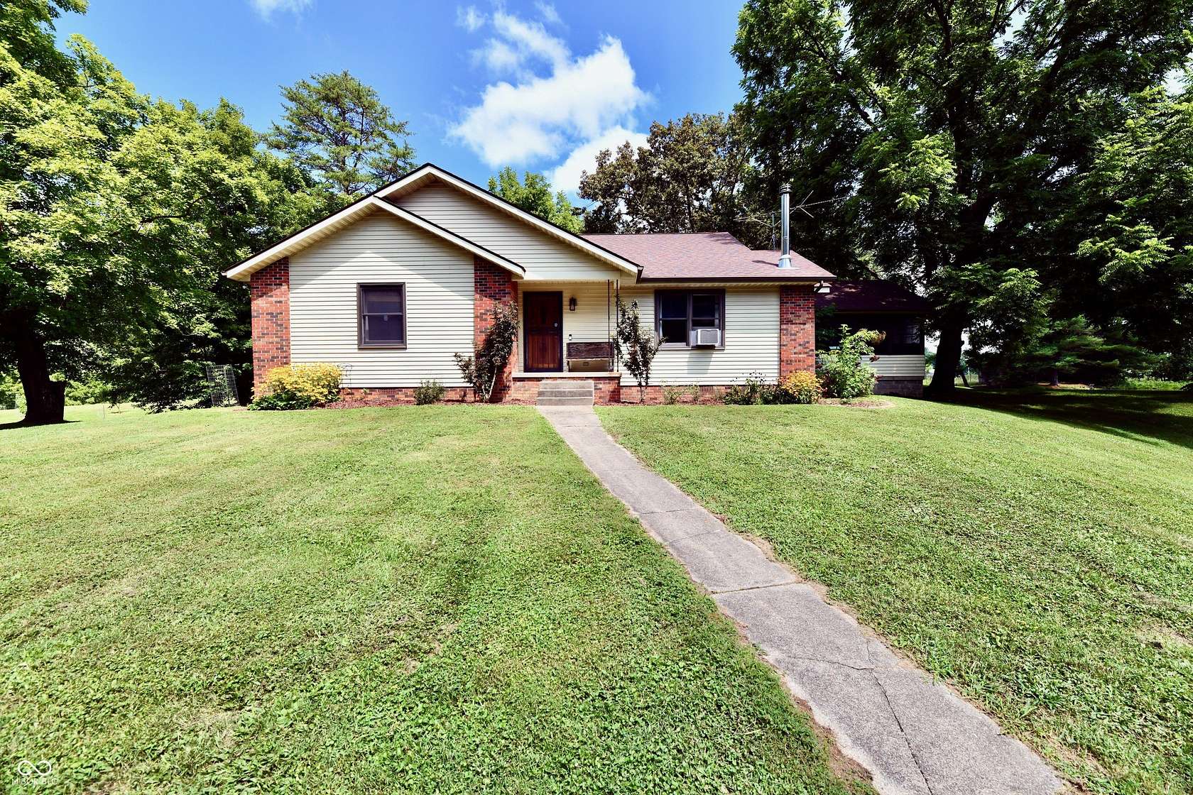 9.6 Acres of Land with Home for Sale in Quincy, Indiana