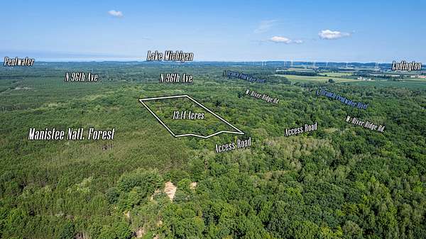 13.1 Acres of Recreational Land for Sale in Pentwater, Michigan