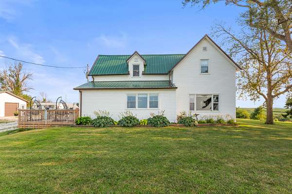 5.43 Acres of Land with Home for Sale in Avoca, Iowa