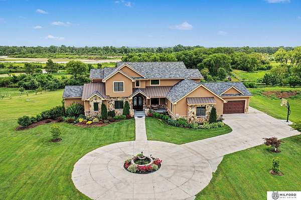 3.22 Acres of Land with Home for Sale in Yutan, Nebraska