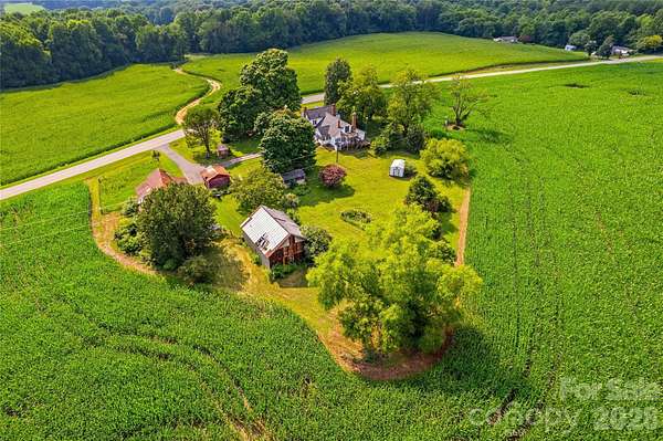 13 Acres of Land with Home for Sale in Olin, North Carolina