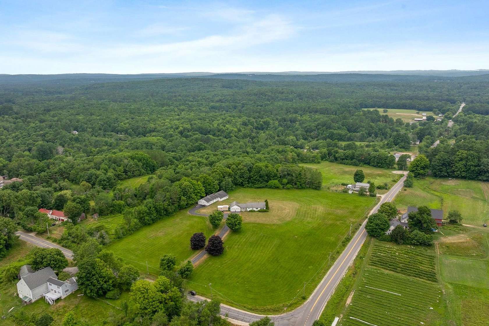 11.5 Acres of Land with Home for Sale in Pownal Town, Maine