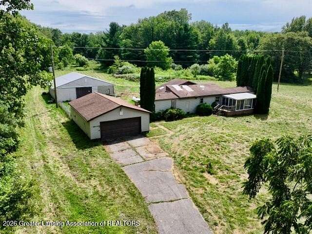 5.34 Acres of Land with Home for Sale in Rives Junction, Michigan