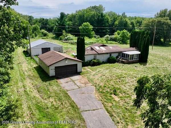 5.34 Acres of Land with Home for Sale in Rives Junction, Michigan