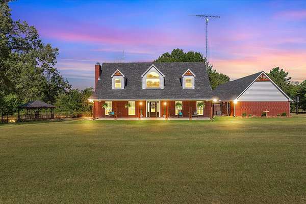 10.1 Acres of Recreational Land with Home for Sale in Grand Saline, Texas