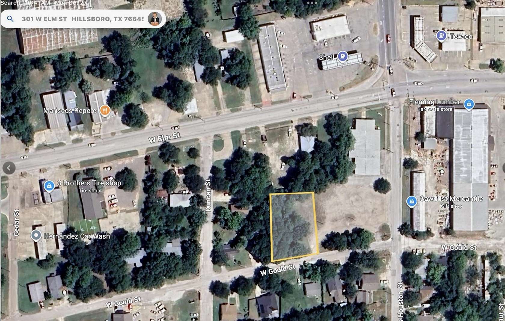 0.26 Acres of Commercial Land for Sale in Hillsboro, Texas