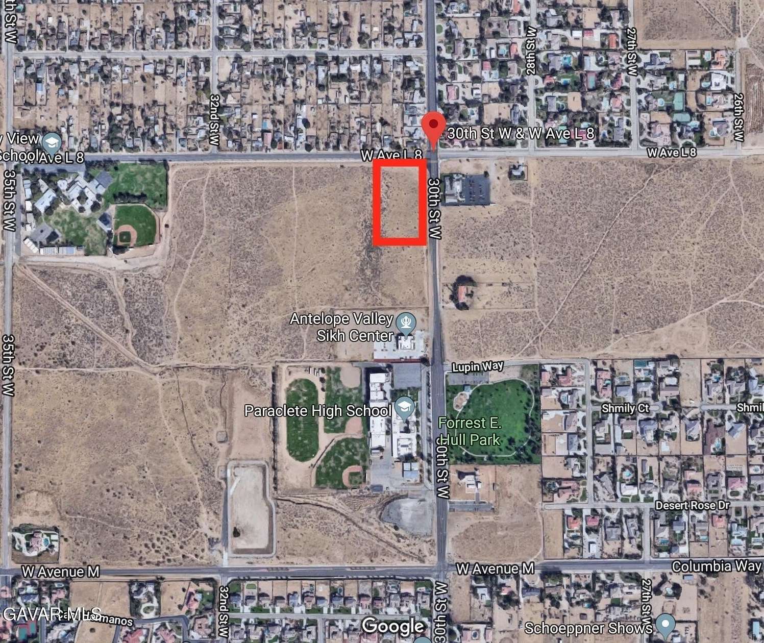 4.17 Acres of Land for Sale in Lancaster, California