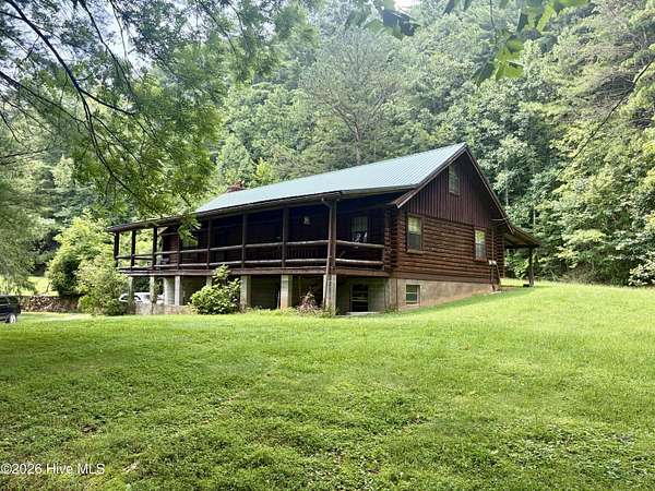 18.4 Acres of Recreational Land with Home for Sale in Robbinsville, North Carolina