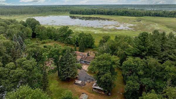 10.6 Acres of Land with Home for Sale in Merrifield, Minnesota