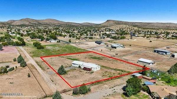 2 Acres of Land with Home for Sale in Chino Valley, Arizona