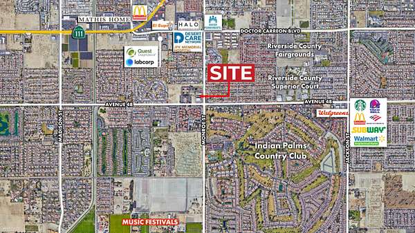 0.21 Acres of Land for Sale in Indio, California