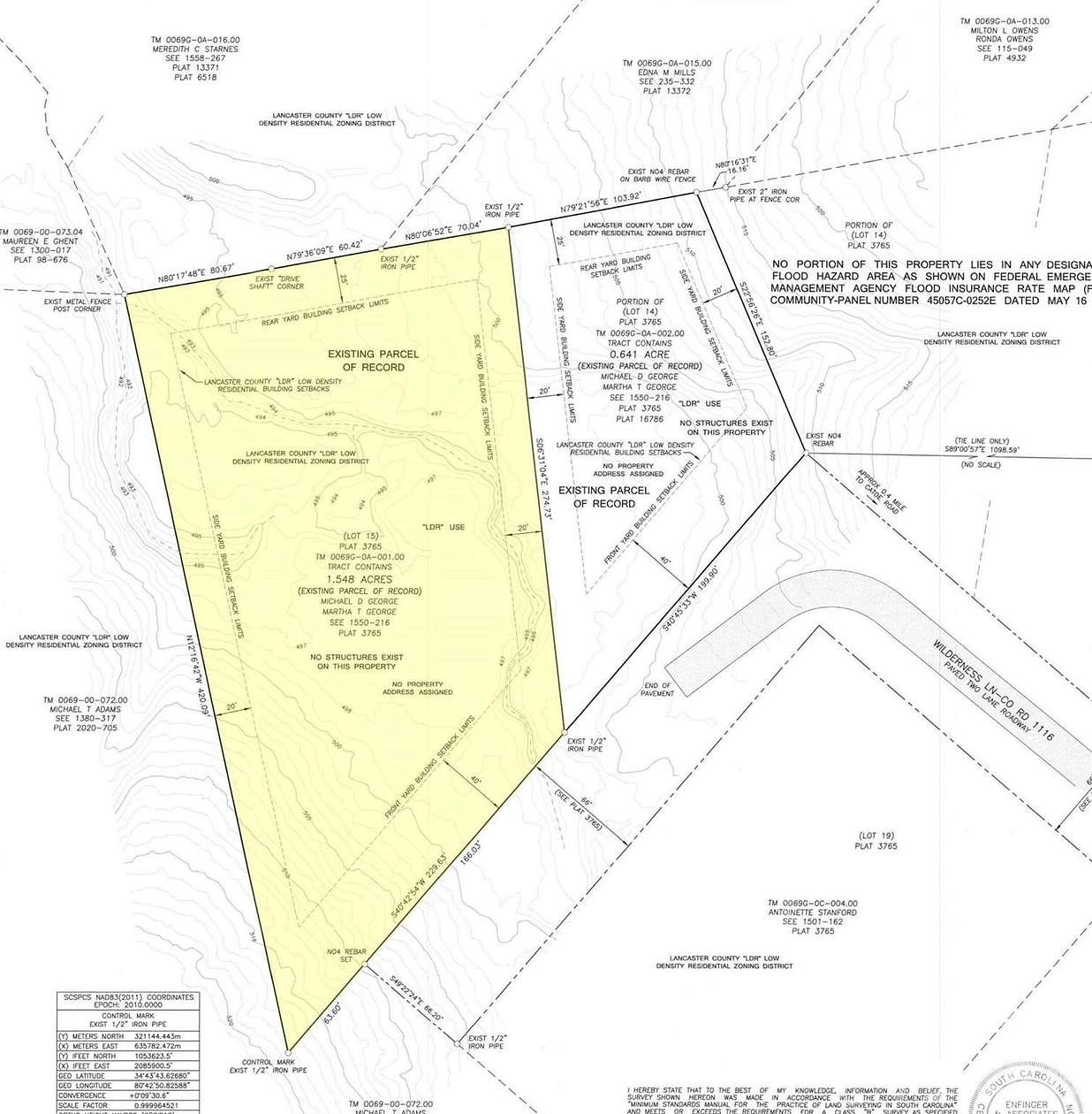 1.54 Acres of Residential Land for Sale in Lancaster, South Carolina