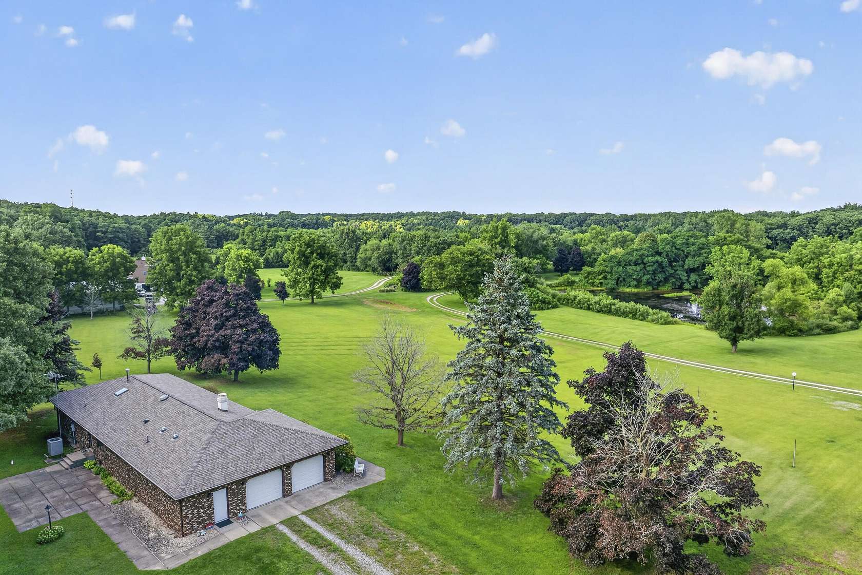 10.6 Acres of Land with Home for Sale in Valparaiso, Indiana