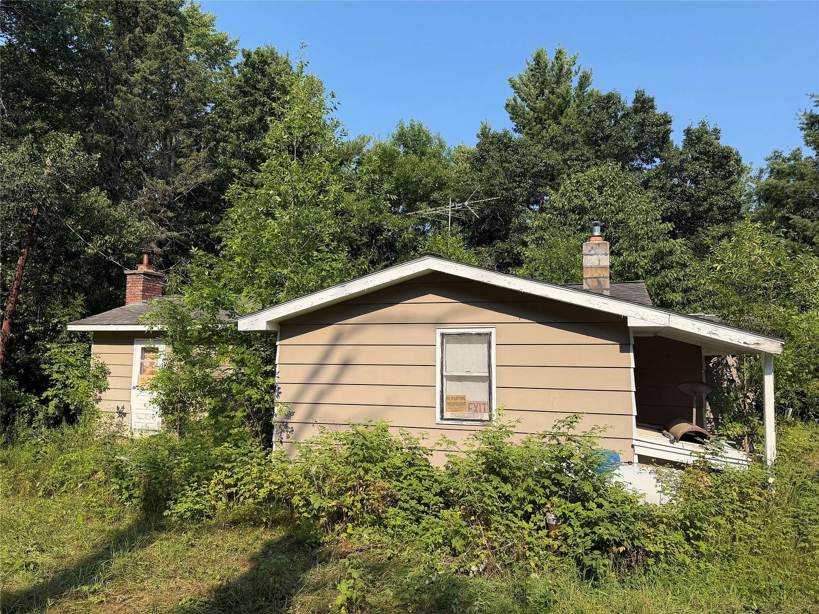 40 Acres of Recreational Land with Home for Sale in Bruce, Wisconsin