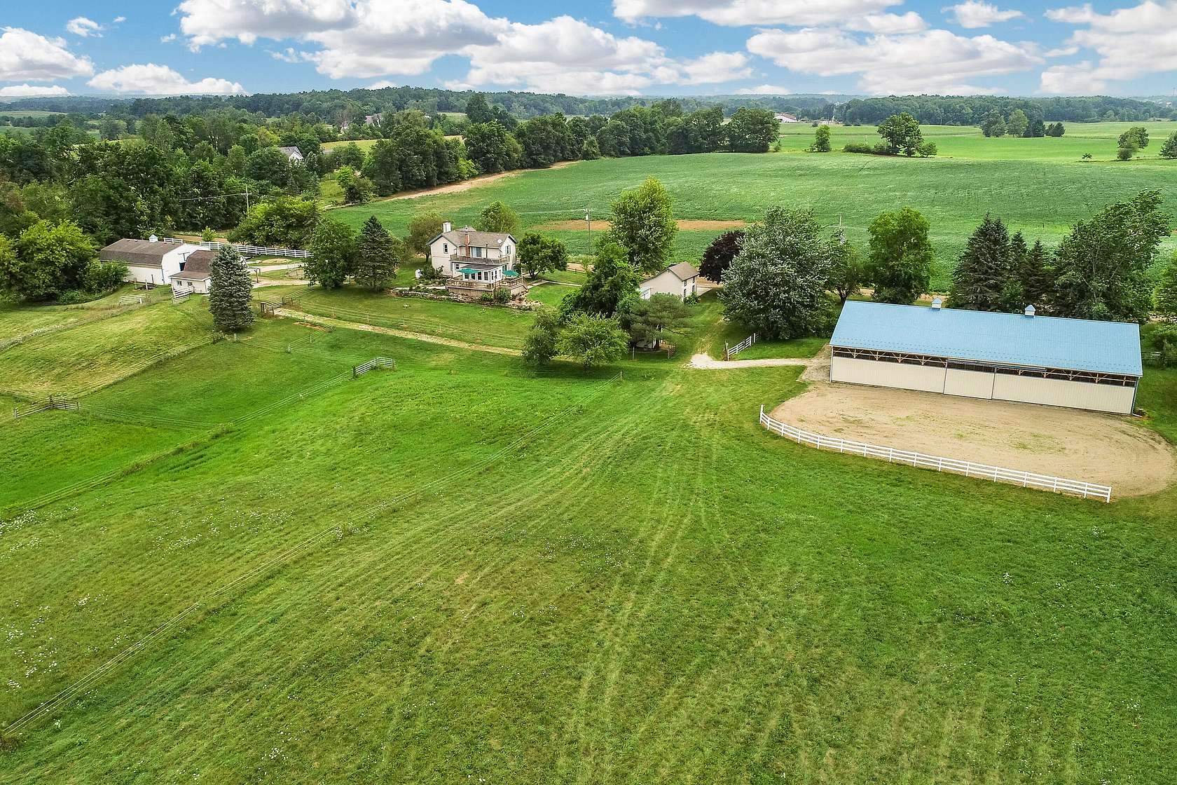 10 Acres of Land with Home for Sale in Manchester, Michigan