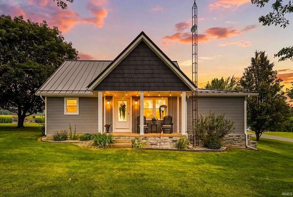 7 Acres of Land with Home for Sale in Hudson, Indiana