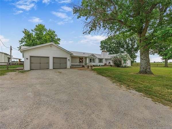28 Acres of Agricultural Land with Home for Sale in Talala, Oklahoma