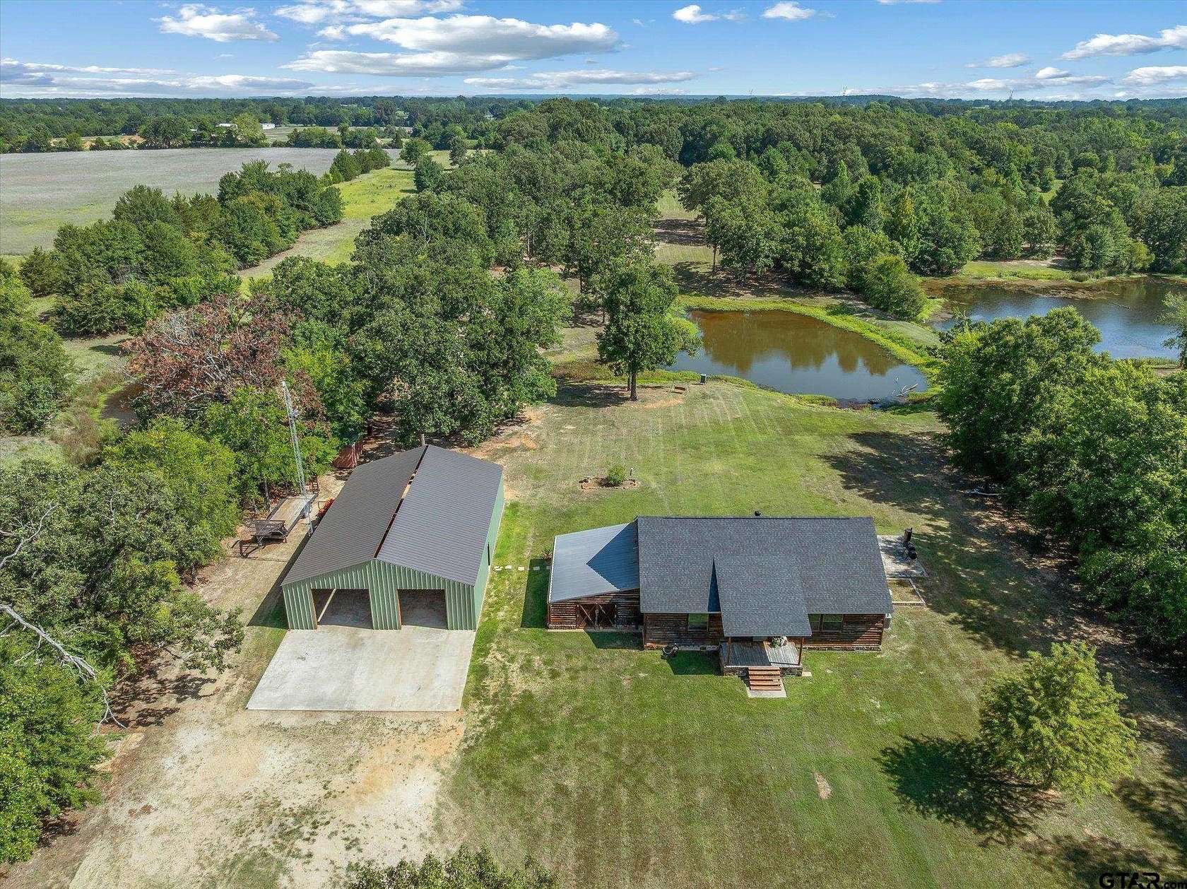 10.6 Acres of Land with Home for Sale in Grand Saline, Texas