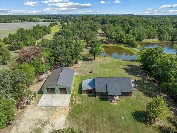 10.6 Acres of Land with Home for Sale in Grand Saline, Texas