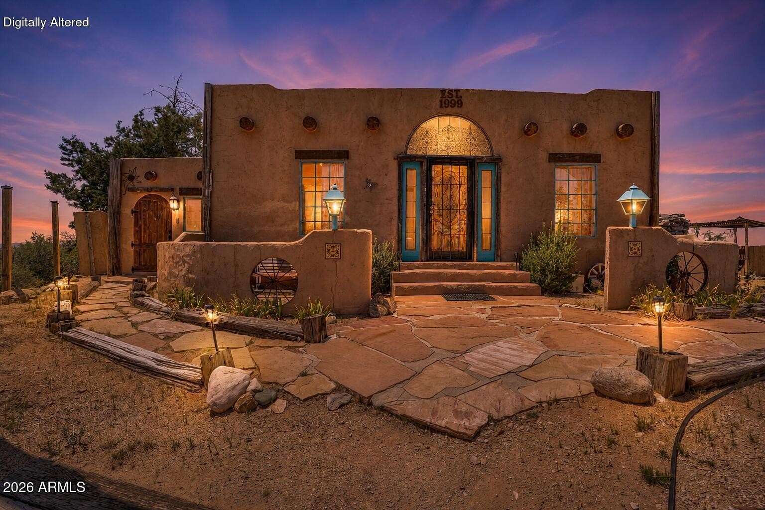 3.53 Acres of Land with Home for Sale in Kirkland, Arizona
