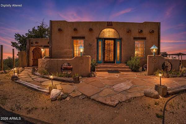 3.53 Acres of Land with Home for Sale in Kirkland, Arizona