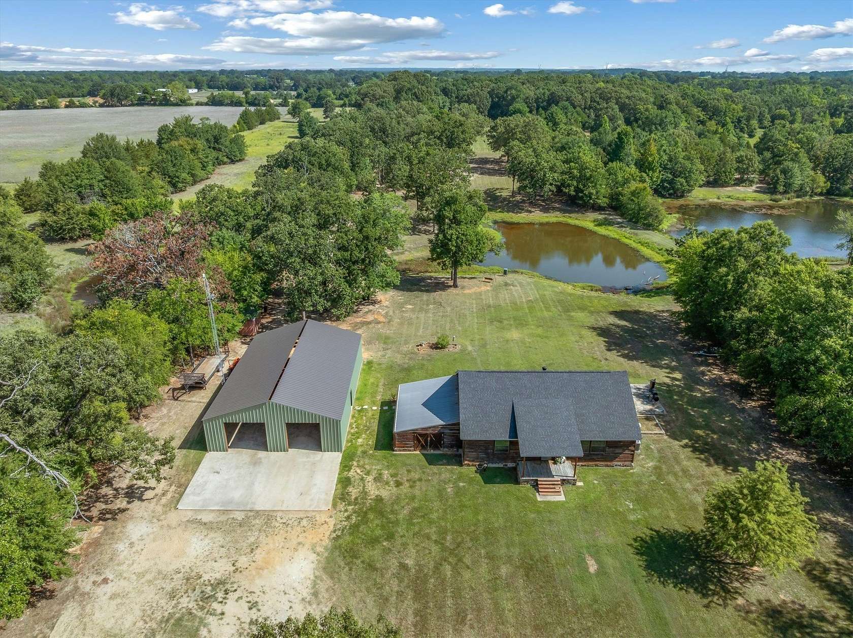 10 Acres of Land with Home for Sale in Grand Saline, Texas