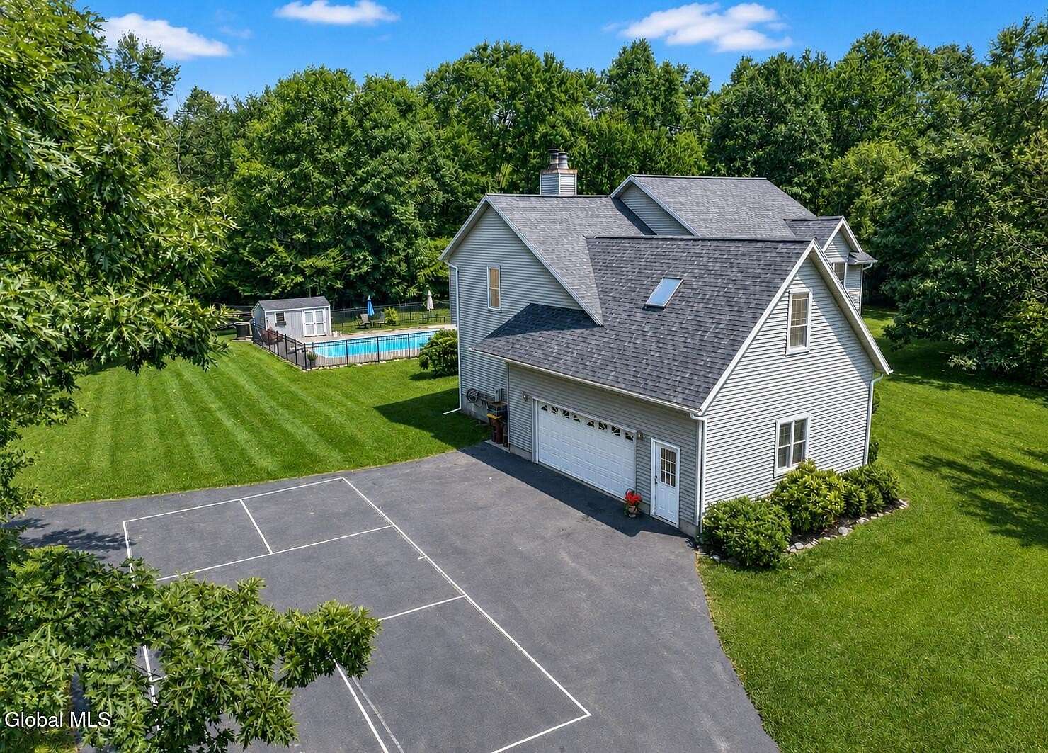 5.37 Acres of Land with Home for Sale in Galway, New York